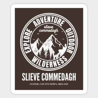 Slieve Commedagh Mountain, Ireland Mountains Magnet